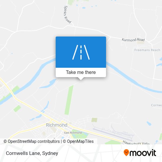 Cornwells Lane map