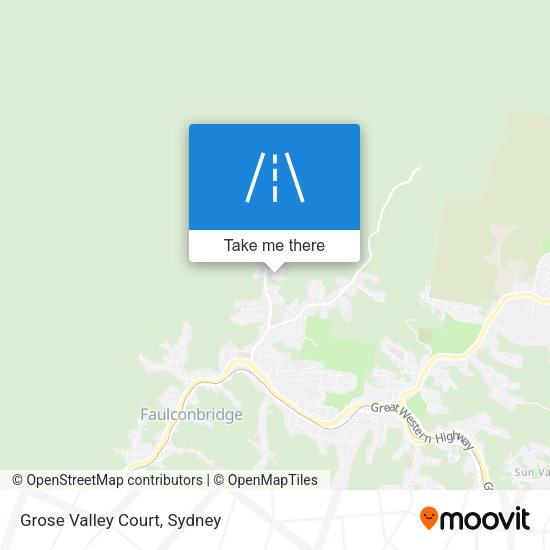 Grose Valley Court map