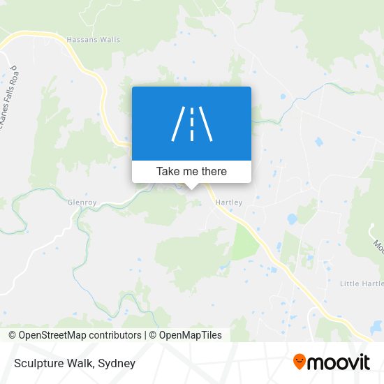 Sculpture Walk map