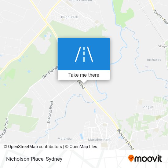 Nicholson Place map