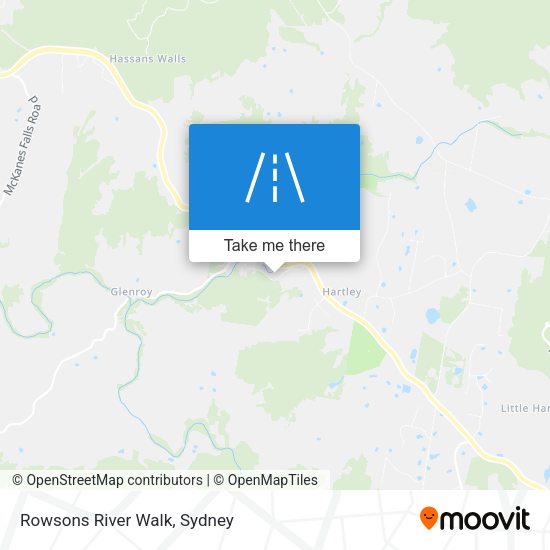 Rowsons River Walk map