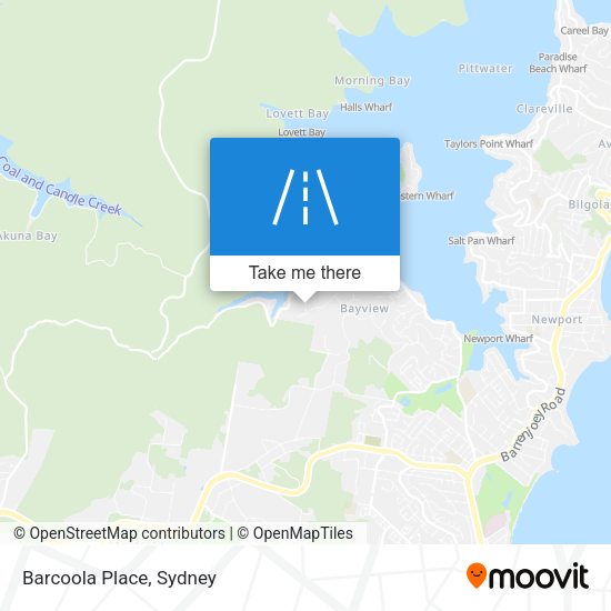 Barcoola Place map