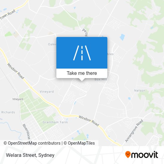 Welara Street map