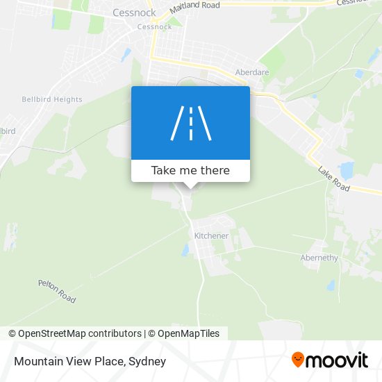 Mountain View Place map