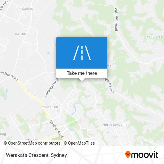 Werakata Crescent map