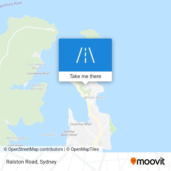 Ralston Road map