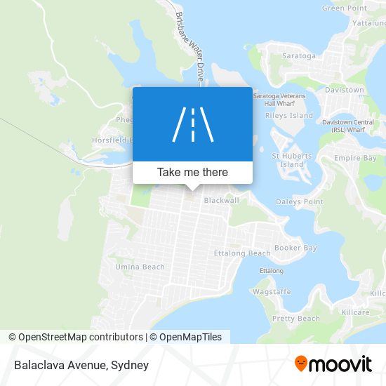 Balaclava Avenue map