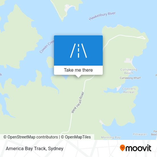 America Bay Track map