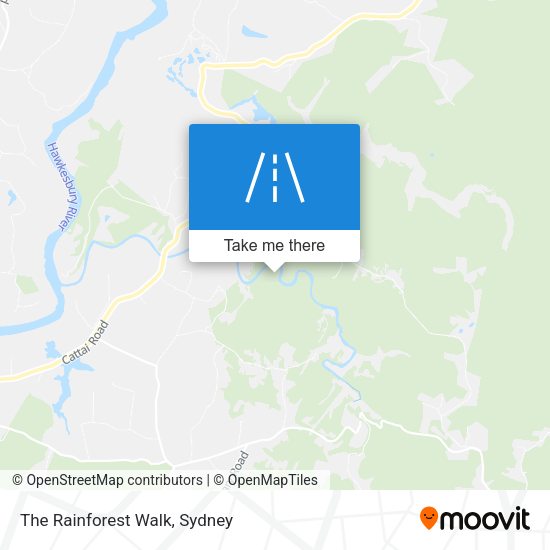 The Rainforest Walk map