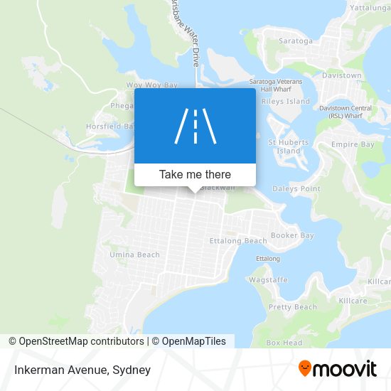Inkerman Avenue map