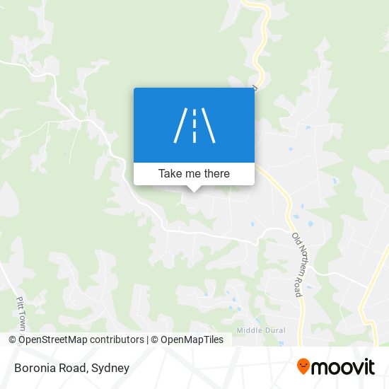 Mapa Boronia Road