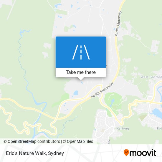 Mapa Eric's Nature Walk