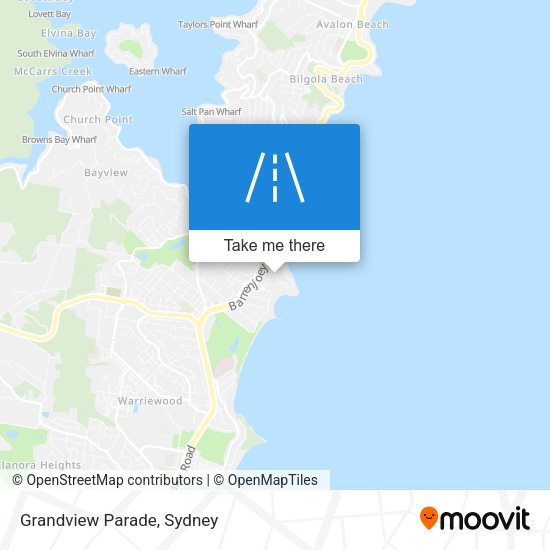 Grandview Parade map