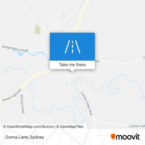 Ooma Lane map