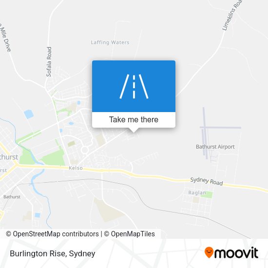 Burlington Rise map
