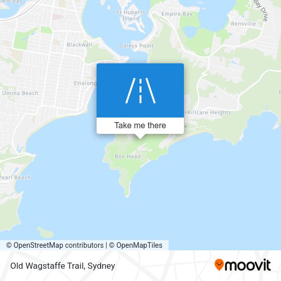 Old Wagstaffe Trail map