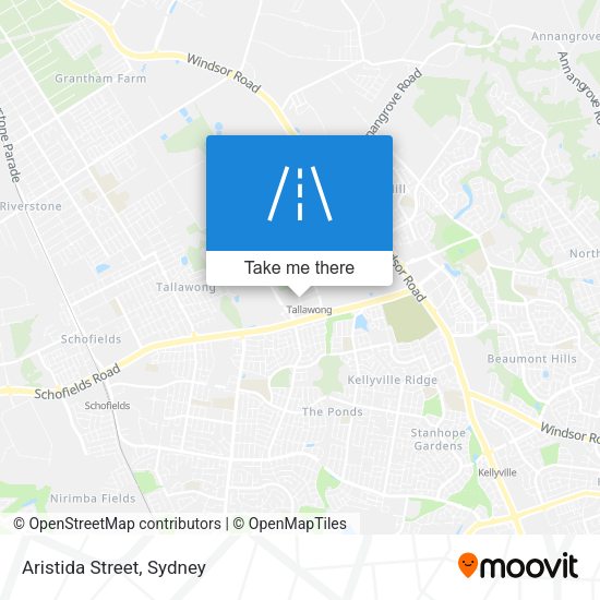 Aristida Street map