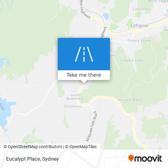 Eucalypt Place map