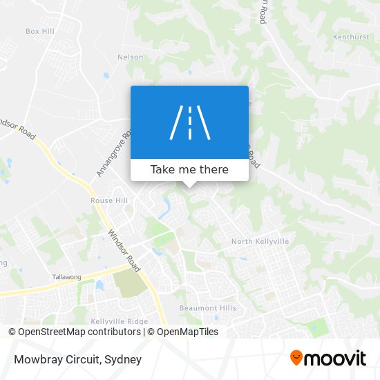 Mowbray Circuit map