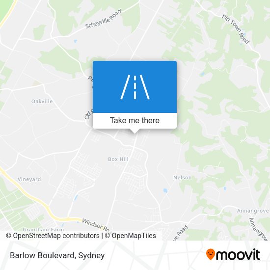 Barlow Boulevard map