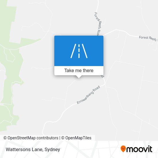 Wattersons Lane map