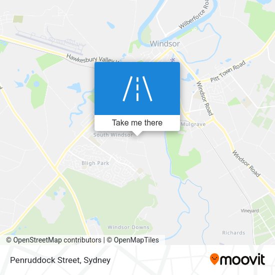 Penruddock Street map