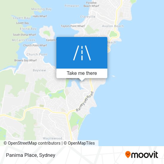 Panima Place map