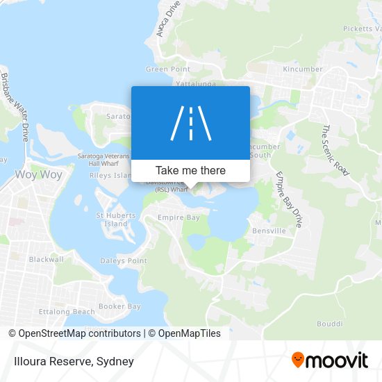 Illoura Reserve map