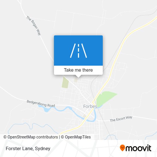 Forster Lane map