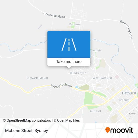 McLean Street map