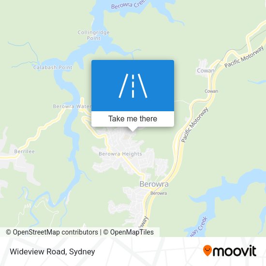 Wideview Road map