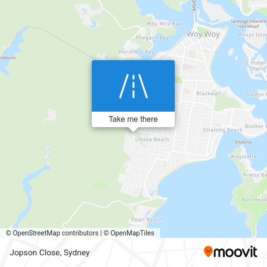 Jopson Close map