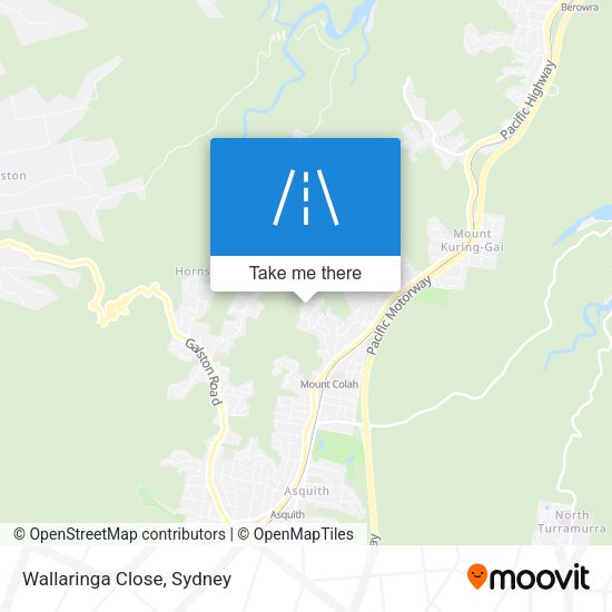 Wallaringa Close map