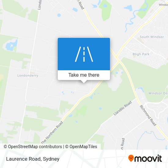 Laurence Road map