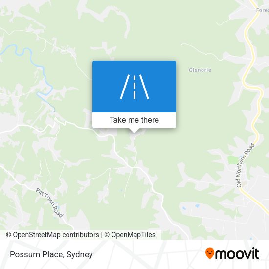 Possum Place map