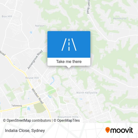 Indalia Close map