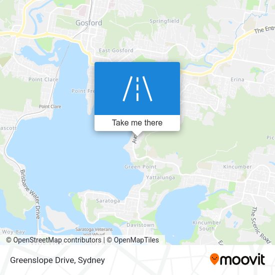 Greenslope Drive map