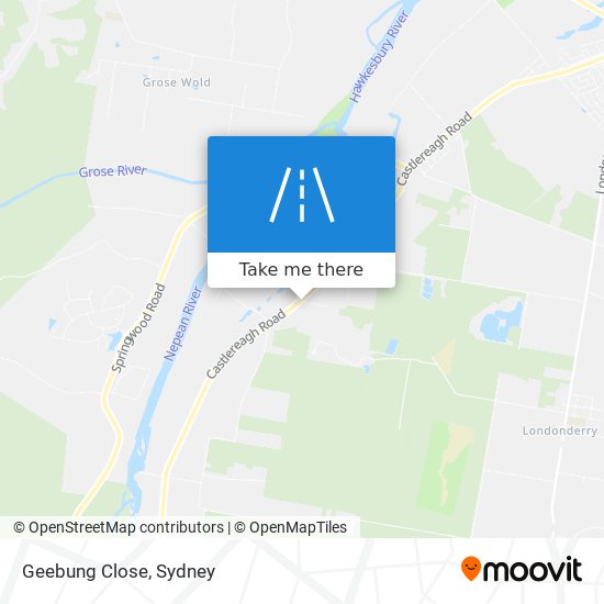 Mapa Geebung Close