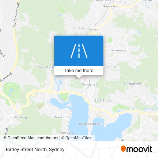Batley Street North map