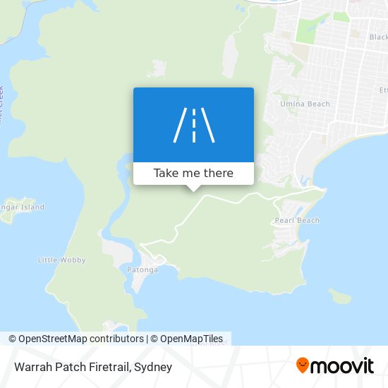 Warrah Patch Firetrail map