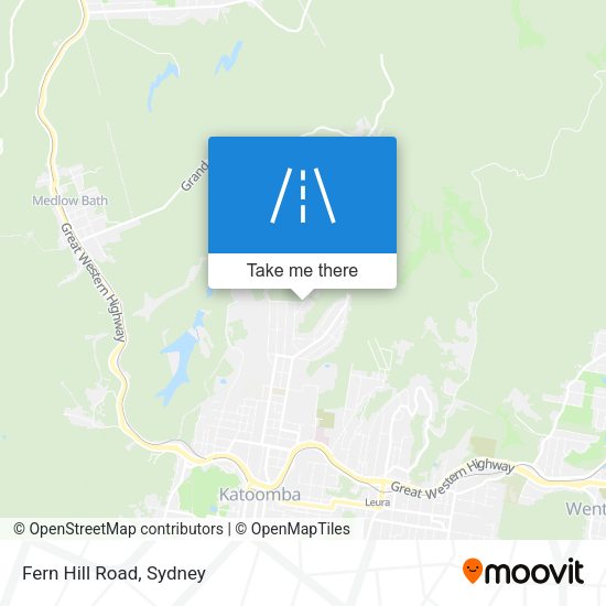 Fern Hill Road map