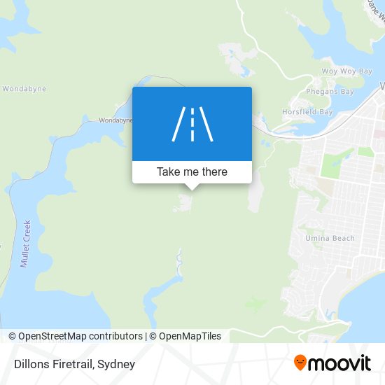 Dillons Firetrail map