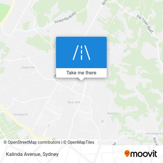 Kalinda Avenue map