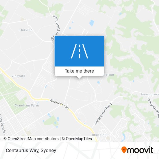 Centaurus Way map