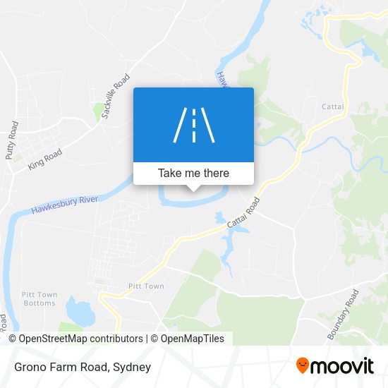 Grono Farm Road map