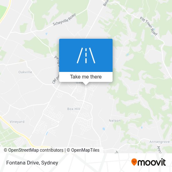 Fontana Drive map