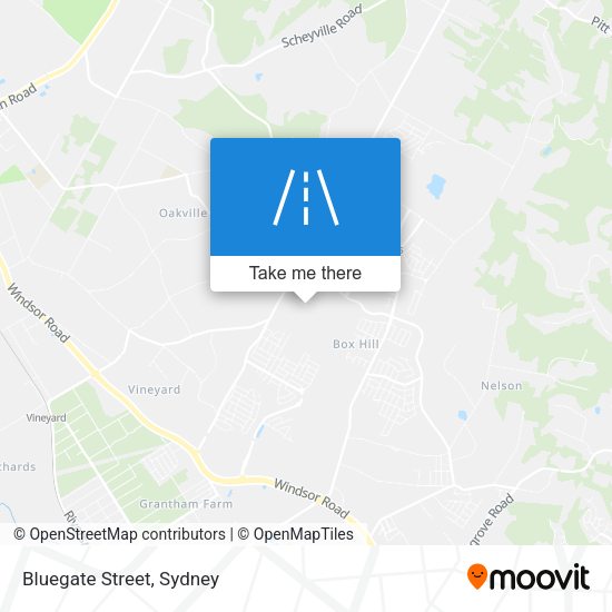 Bluegate Street map