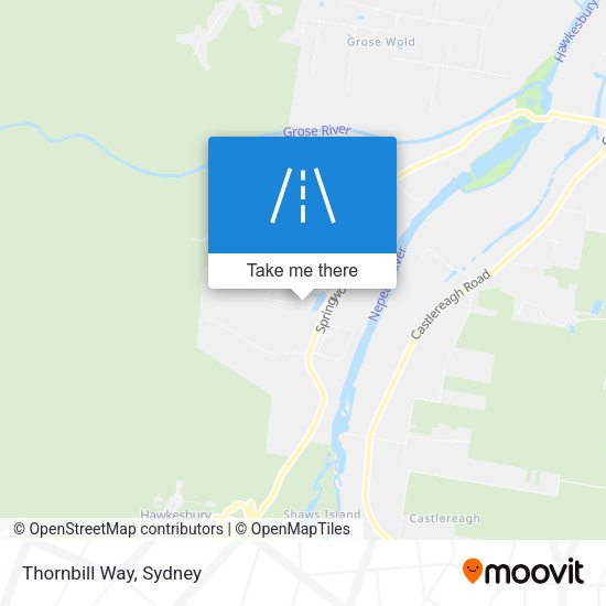 Thornbill Way map