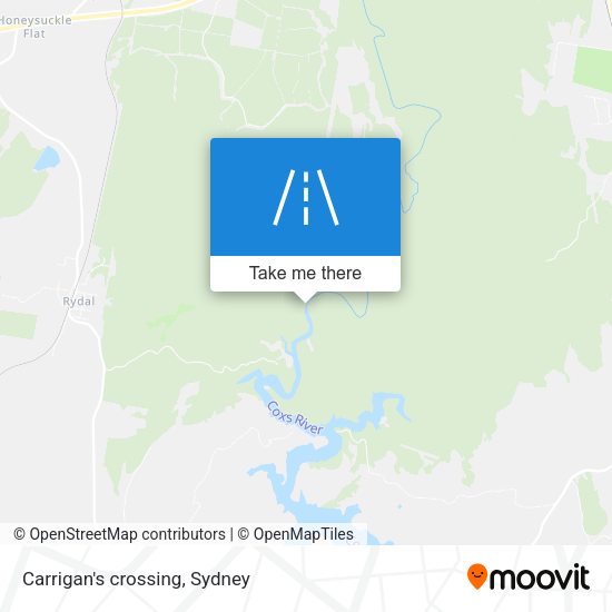 Carrigan's crossing map