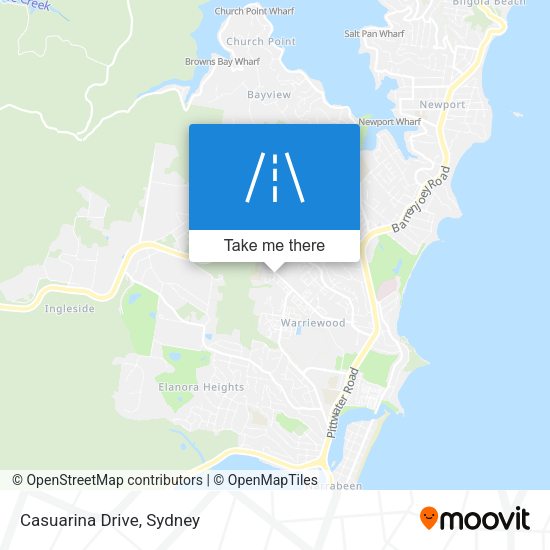 Casuarina Drive map